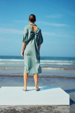 WBLAGDA SS MIDI DRESS