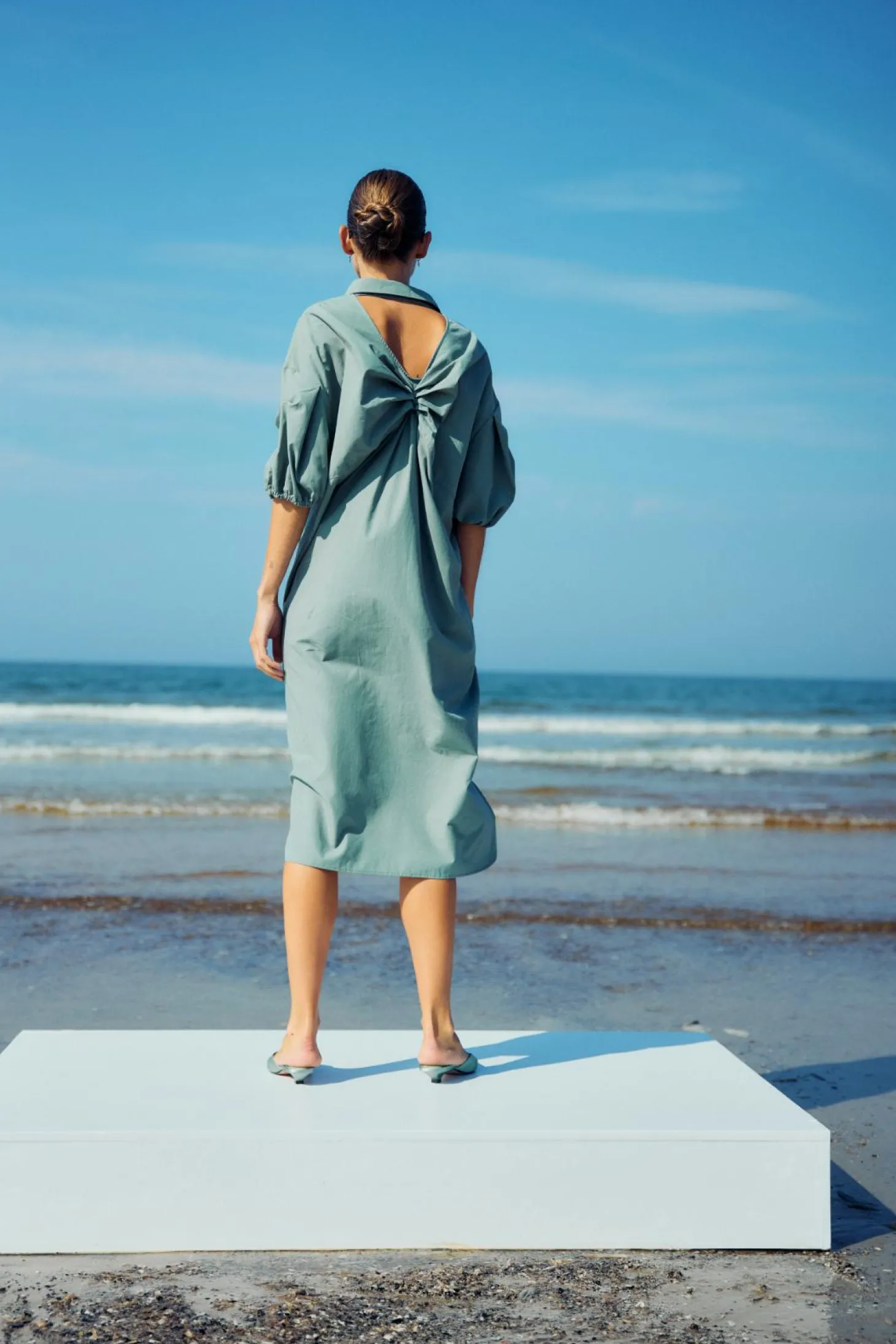 WBLAGDA SS MIDI DRESS