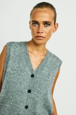 WBLALVA BUTTON WAISTCOAT