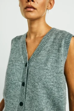 WBLALVA BUTTON WAISTCOAT