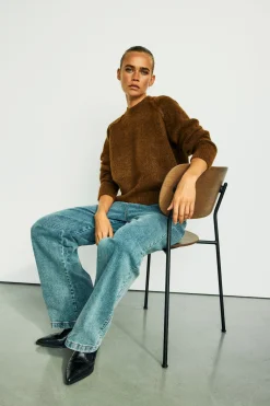 WBLANDREA LS CROPPED PULLOVER
