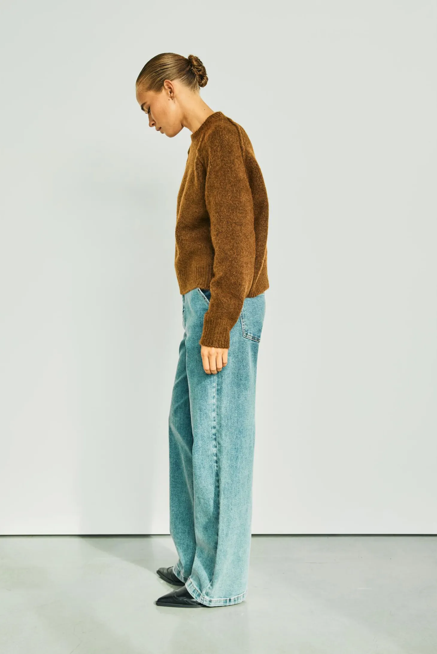 WBLANDREA LS CROPPED PULLOVER