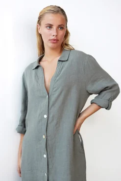 WBLAUGUSTINA LINEN MIDI DRESS