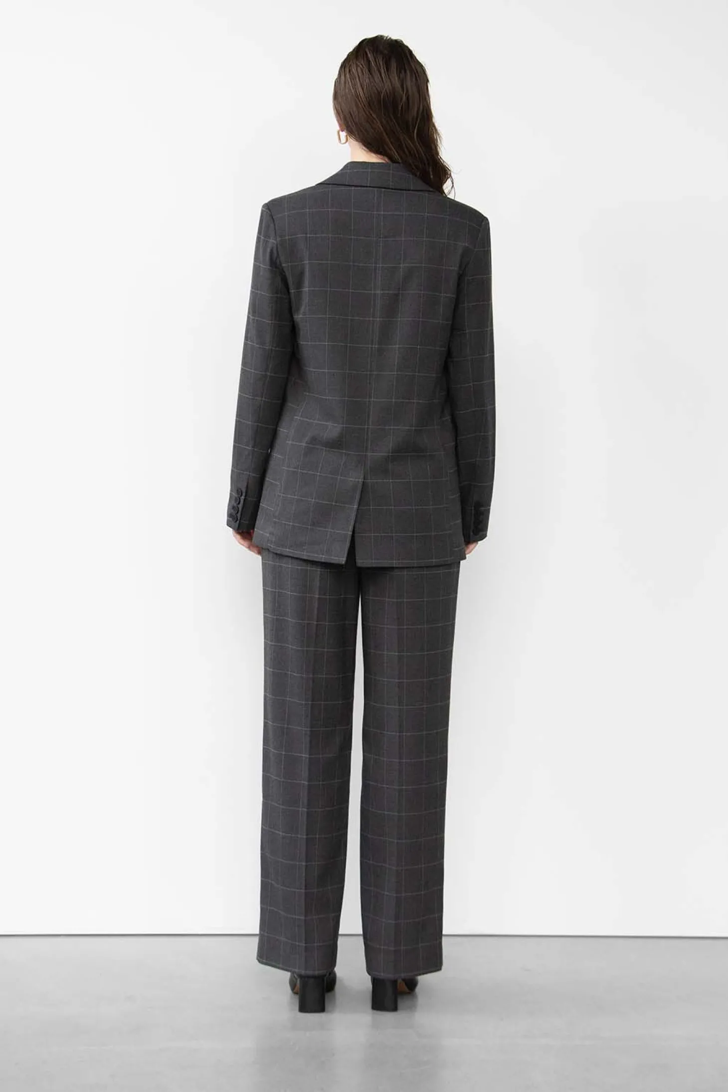 WBLFATE GRID CHECK BLAZER
