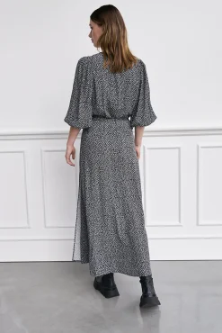 WBLFELINE WRAP MAXI DRESS