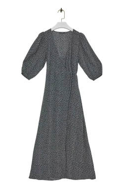WBLFELINE WRAP MAXI DRESS
