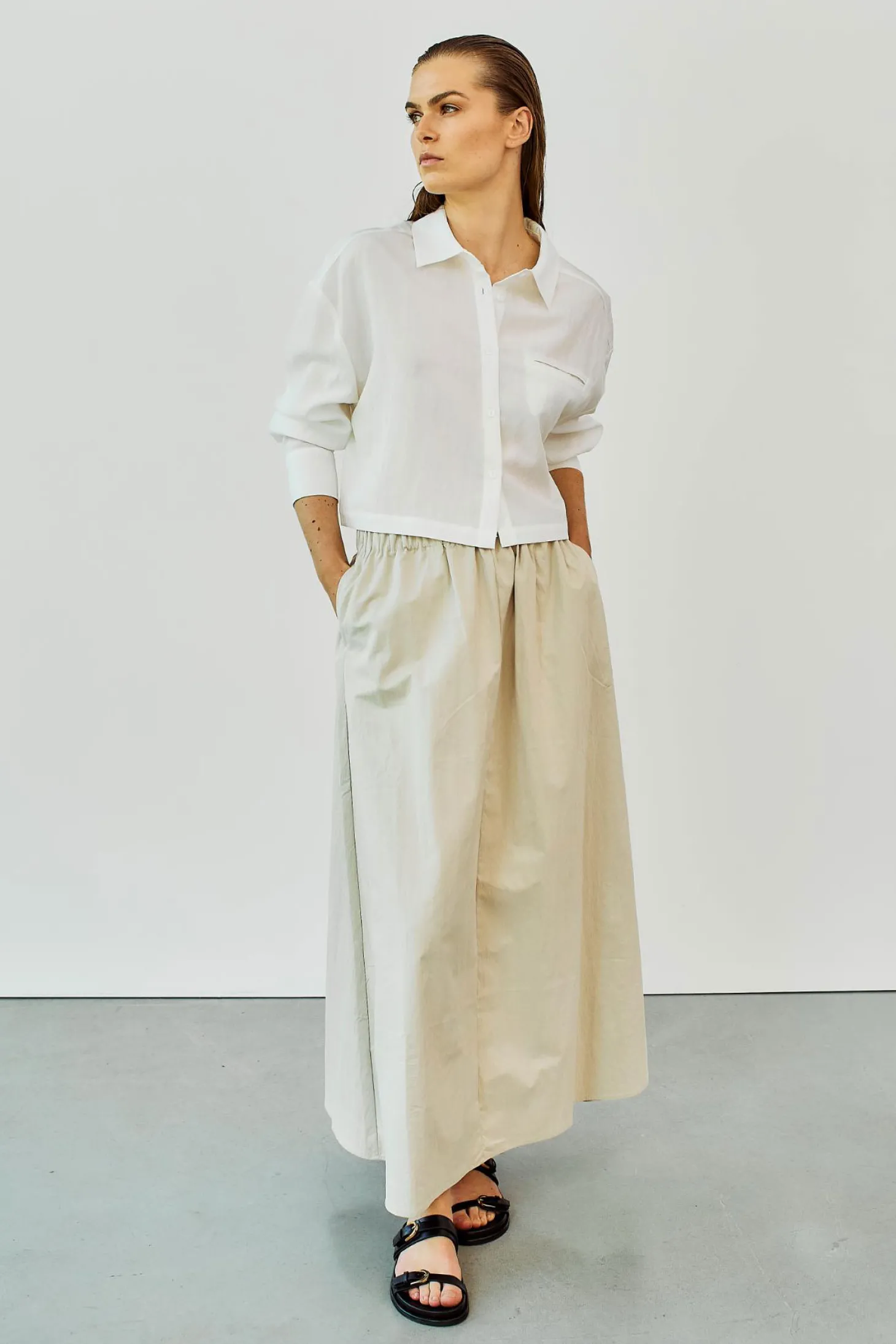 WBLFILIPPA WIDE MAXI SKIRT