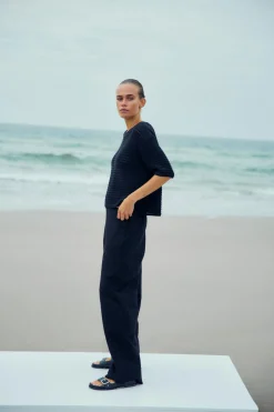 WBLHILMA EMBROIDERED WIDE PANT