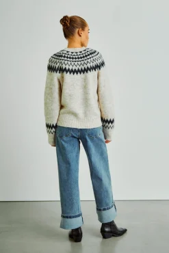 WBLIVY LS FAIR ISLE PULLOVER