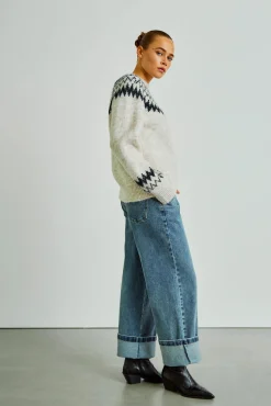 WBLIVY LS FAIR ISLE PULLOVER