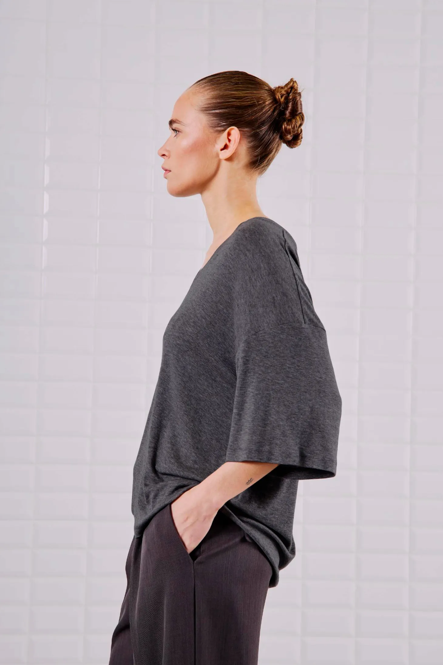 WBLJOSEFINE SS V-NECK TEE