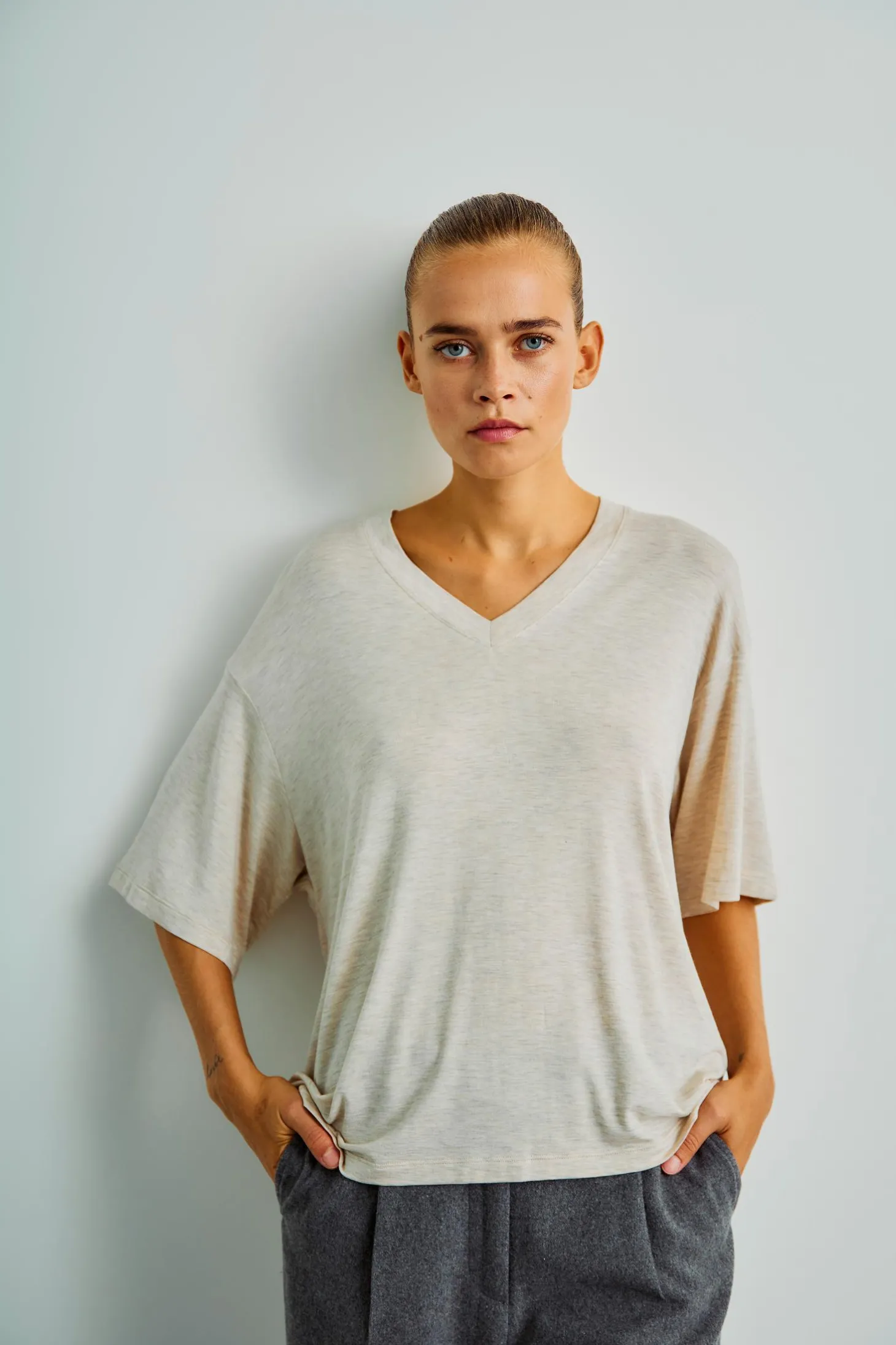 WBLJOSEFINE SS V-NECK TEE