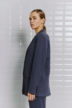 WBLKAREN PINSTRIPE BLAZER