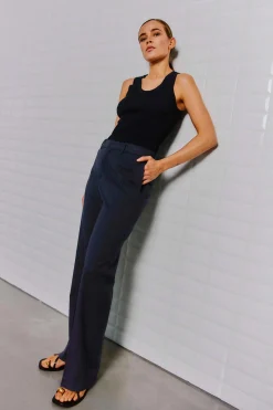 WBLKAREN PINSTRIPE PANTS