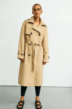 WBLLANE MIDI TRENCHCOAT
