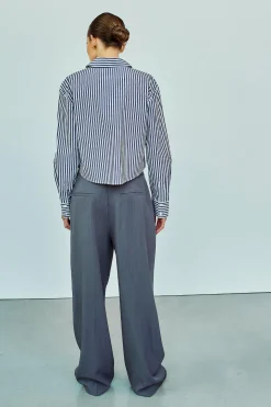WBLLEMON LS CROPPED SHIRT