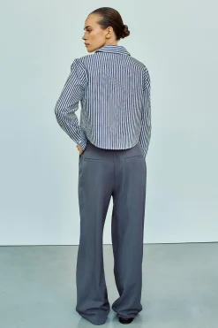 WBLLEMON LS CROPPED SHIRT