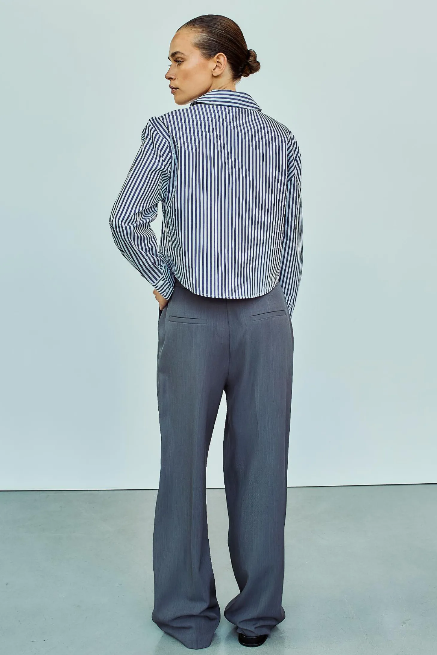 WBLLEMON LS CROPPED SHIRT