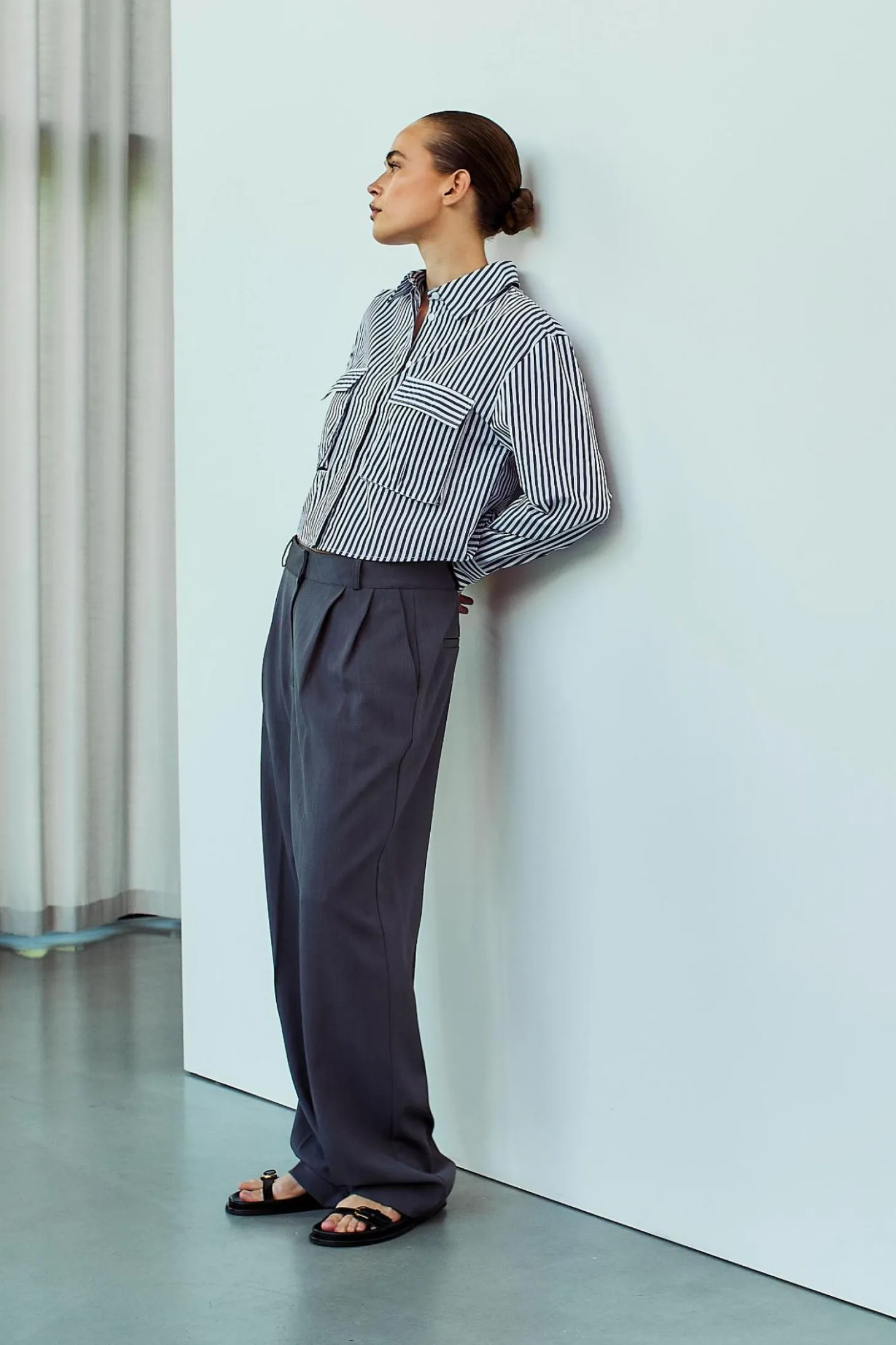 WBLLEMON LS CROPPED SHIRT
