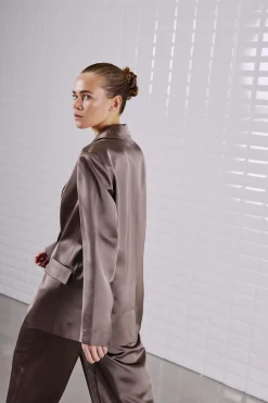 WBLMILAN SATEEN BLAZER