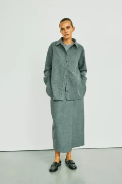 WBLMORE TAILORED MIDI SKIRT