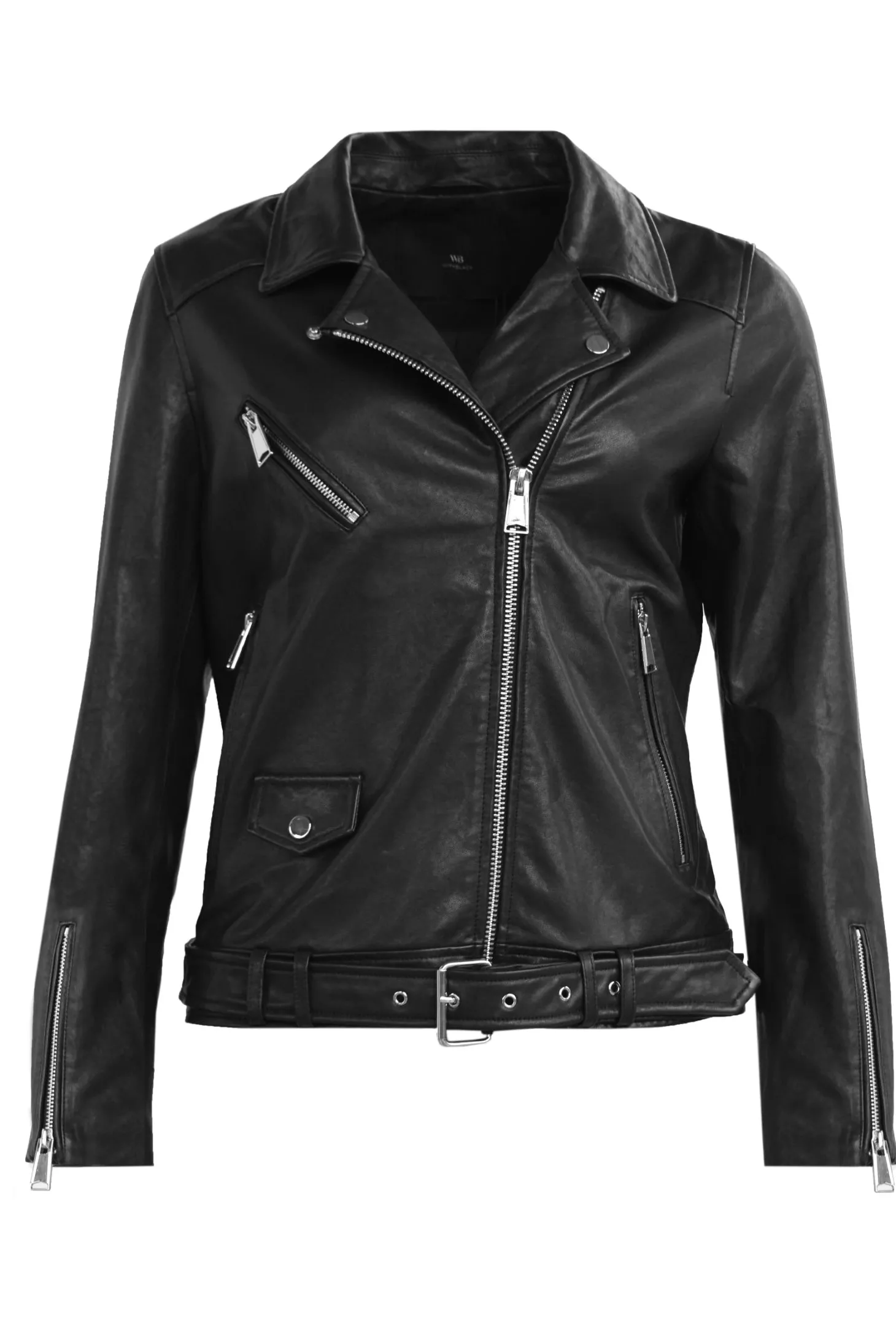WBLPASADENA REAL LEATHER BIKER