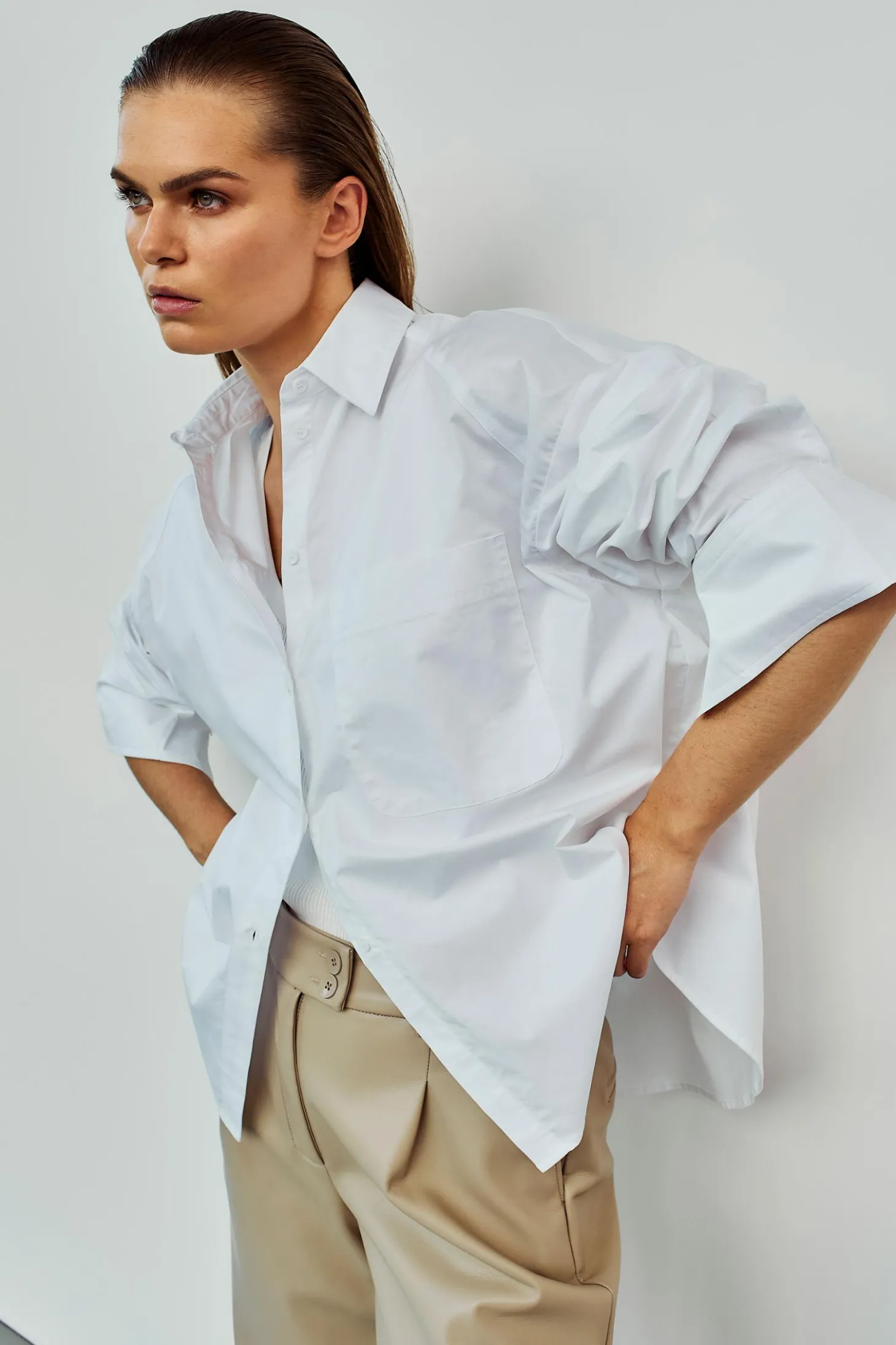 WBLQUIN LS OVERSIZED SHIRT