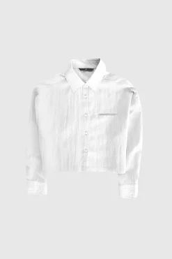 WBLQUINIE LS CROPPED SHIRT