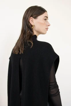 WBLSIMONA RIB PONCHO