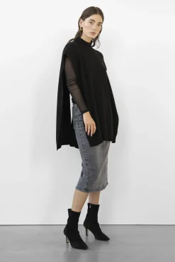 WBLSIMONA RIB PONCHO