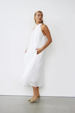 WBLSTEPHANIE HALTER NECK MIDI