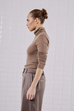 WBLTESSA LS WOOL TURTLENECK