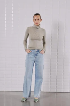 WBLTESSA LS WOOL TURTLENECK