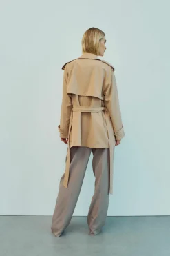 WBLVANESSA SHORT TRENCH COAT