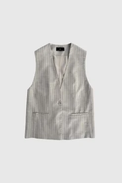 WBLVIOLET TAILORED WAISTCOAT