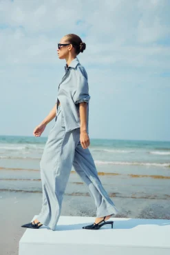 WBLWILLOW GREY WIDE PANTS