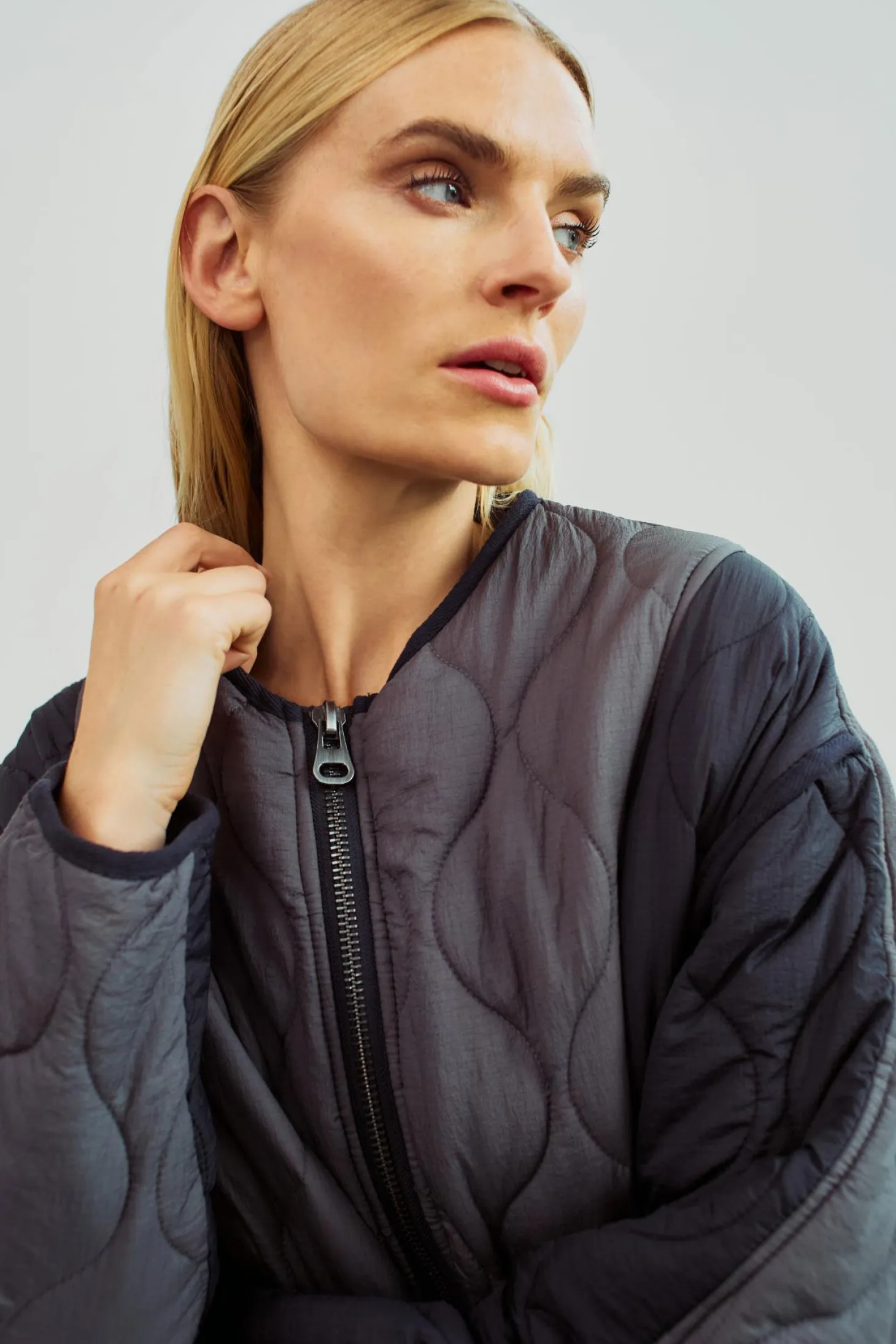 WBLZANDERS QUILTED BOMBER