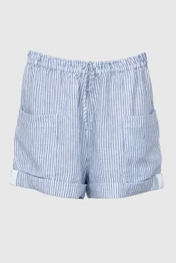 WBLZURI LINEN TRACK SHORTS